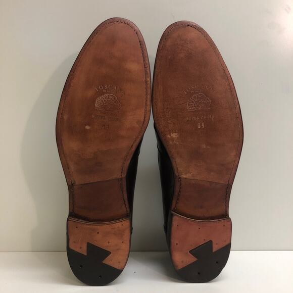 FULLY RESOLED Alden 683 Penny Loafer Full Strap Burgundy Calf 11.5 Narrow main image 12